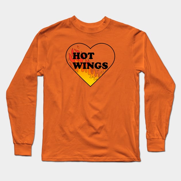 Hot Wings Hot Hands - Flats Classic Long Sleeve T-Shirt by Erika Lei A.M.